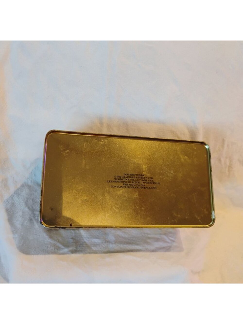 Crabtree & Evelyn Metal Tin Box Storage English Countryside England Vintage 1992 - Picture 12 of 12